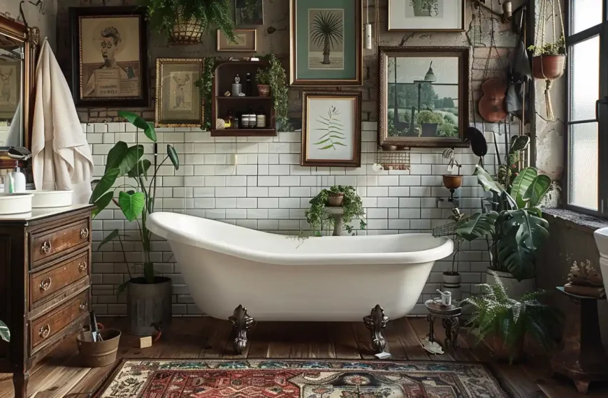 30+ Eclectic Bathroom Design Ideas You'll Love