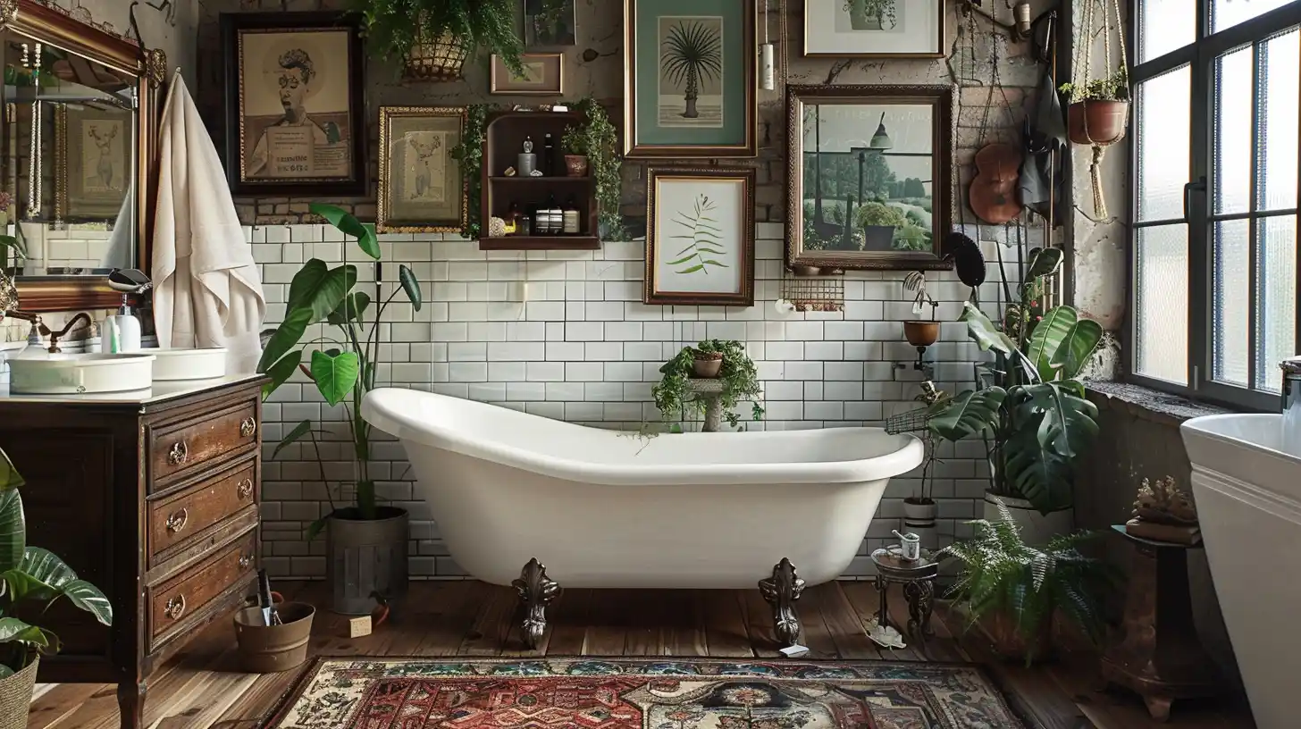 30+ Eclectic Bathroom Design Ideas You'll Love