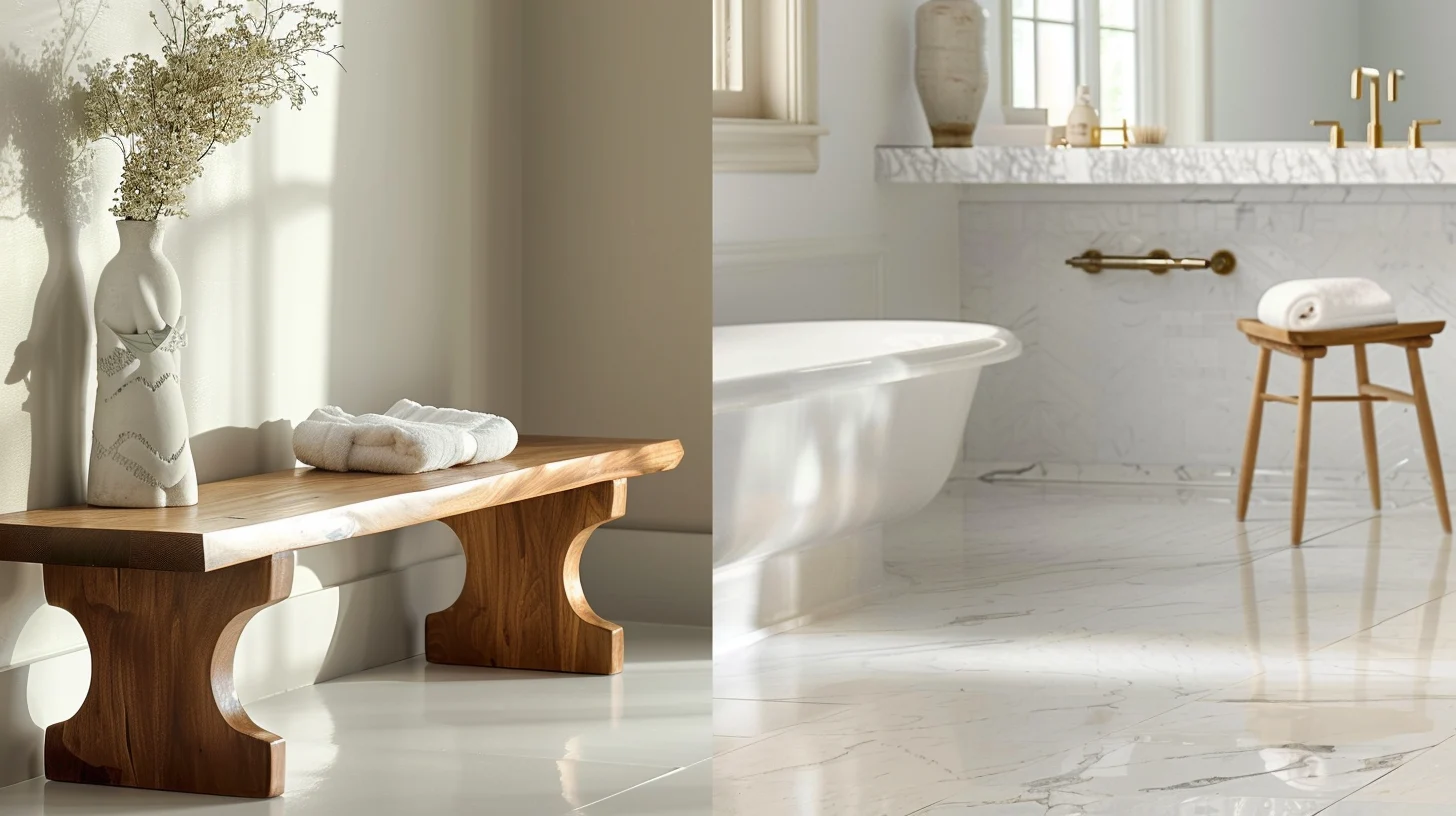Bathroom Bench Ideas: Enhancing Comfort and Style