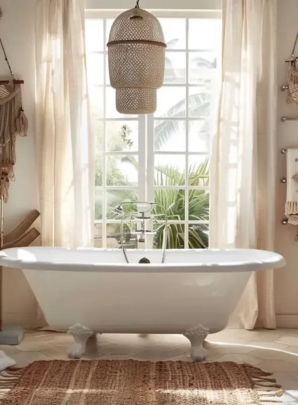 28 Boho Bathroom Decor Ideas to Elevate Your Home Aesthetics…
